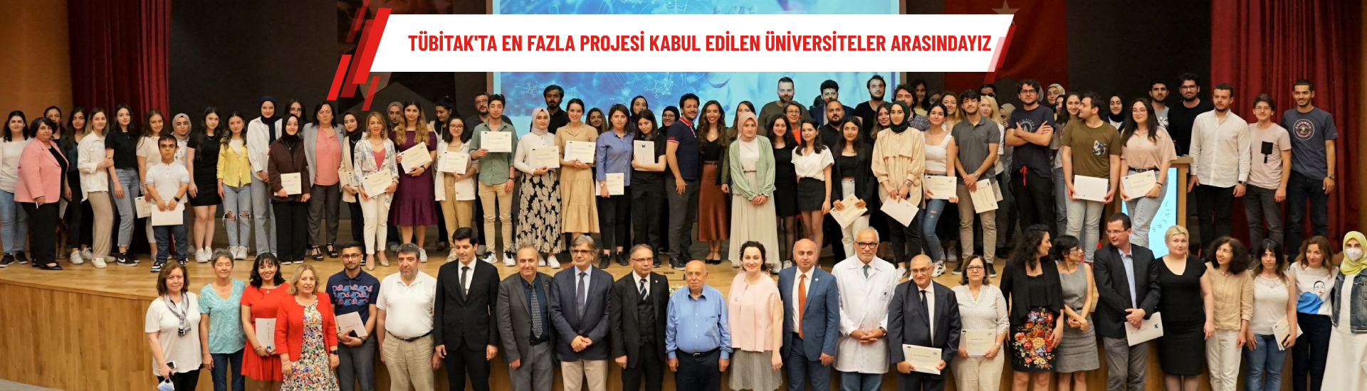 TÜBİTAK'ta En Fazla Projesi Kabul Edilen Üniversiteler Arasındayız